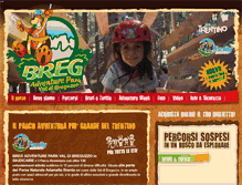 Tablet Screenshot of bregadventurepark.it